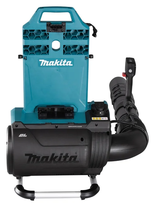 Makita UB002C backpack blower, side view
