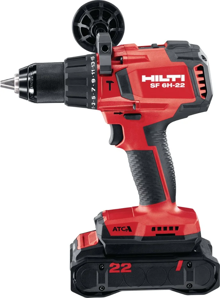 Hilti SF 6H-22 cordless hammer drill driver, side view