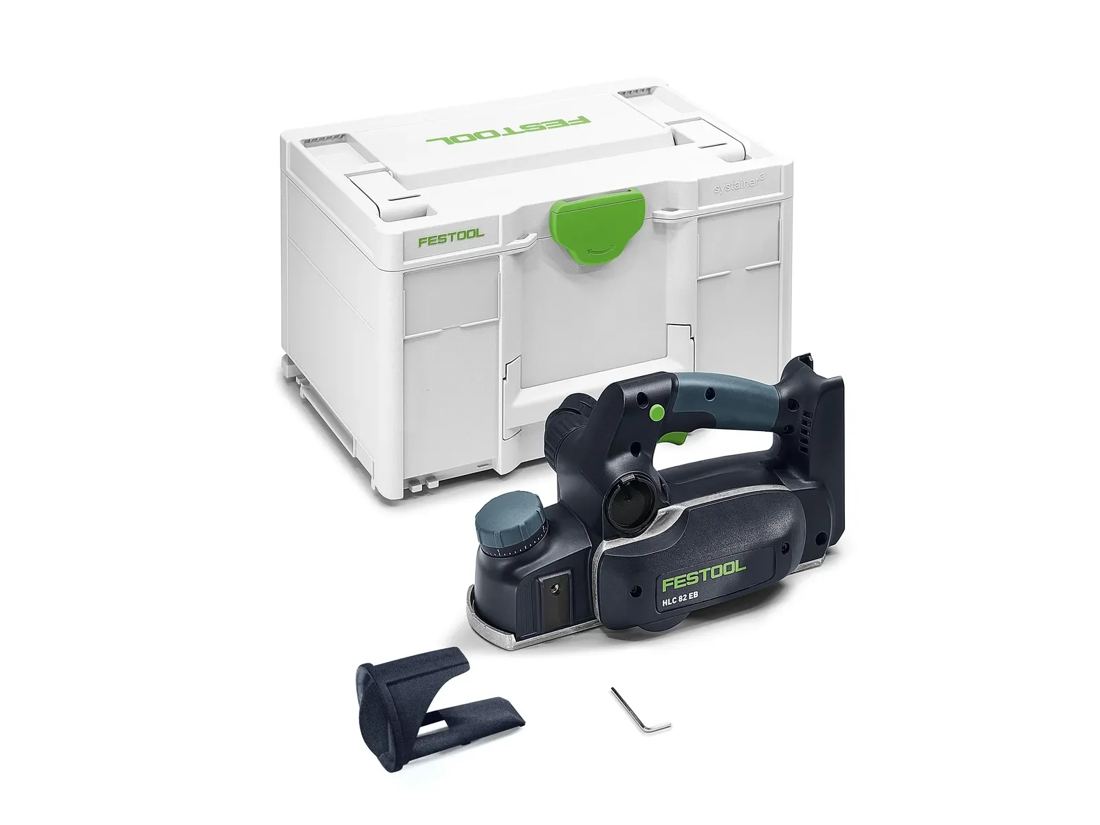 Festool HLC 82 Basic contents: planer, chip channel, hex key and Systainer³