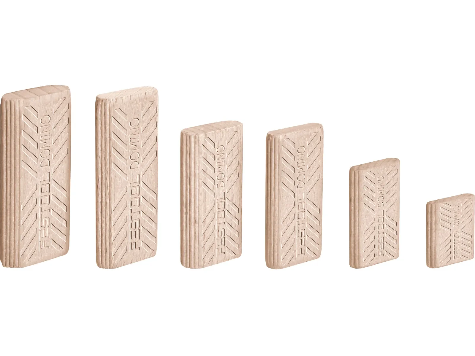 Festool DOMINO beech tenons in several sizes