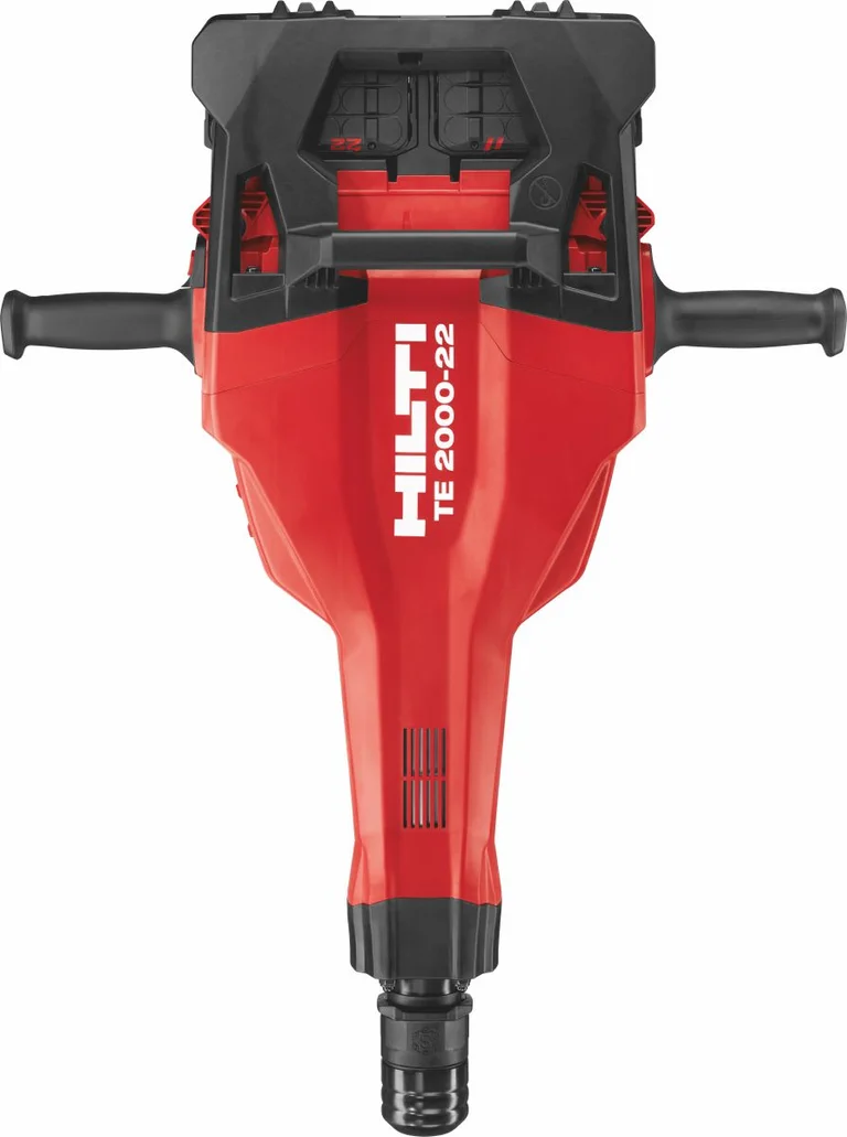 Hilti TE 2000-22 cordless jackhammer on trolley