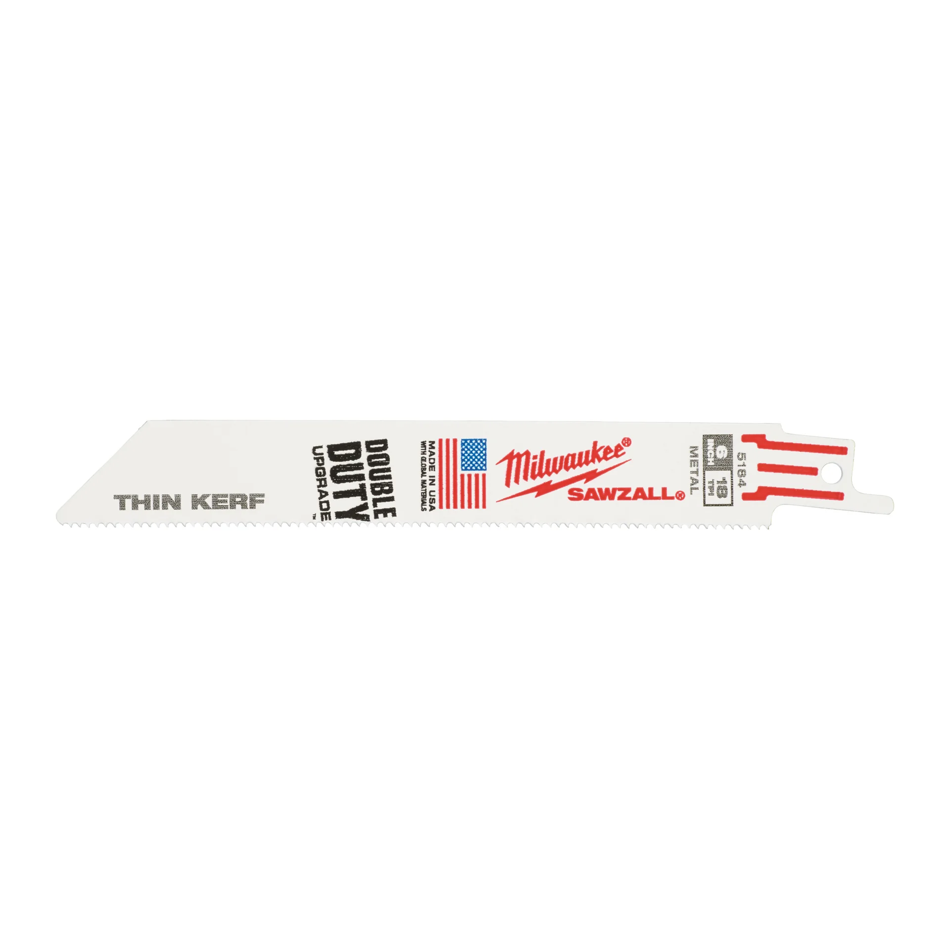 SAWZALL THIN KERF metal blade 150 mm, product shot
