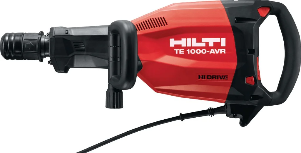 Hilti TE 1000-AVR demolition hammer, side view