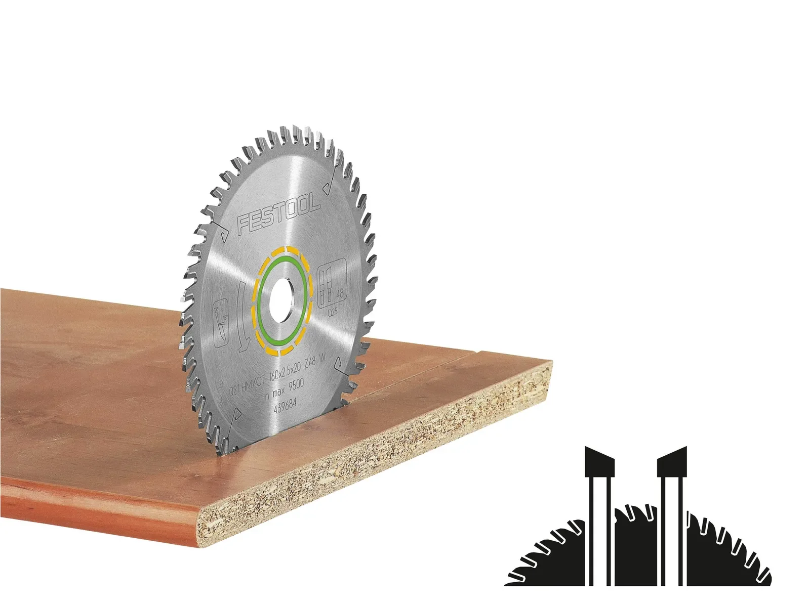 Festool HW 260x2,5x30 W80 Wood Fine Cut Saw Blade, 260 mm
