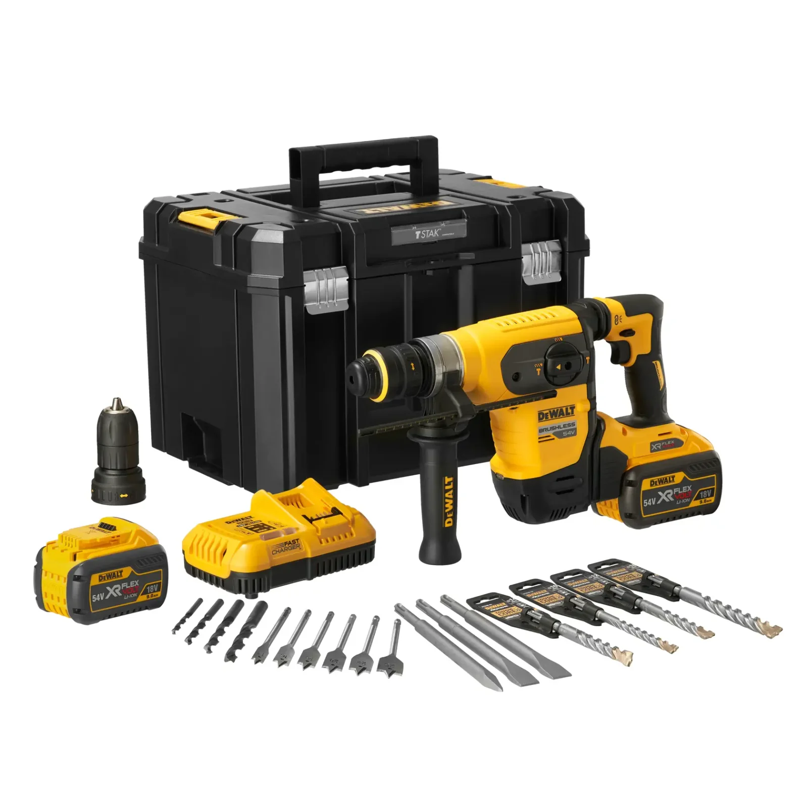 DeWalt DCH417 SDS-plus rotary hammer, alternate angle