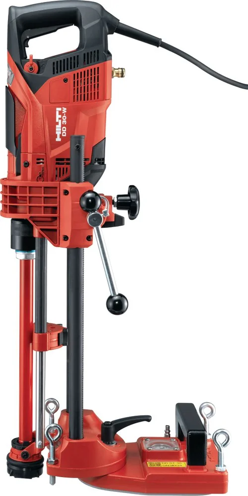 Hilti DD 30-W diamantkernboormachine, schuin aanzicht