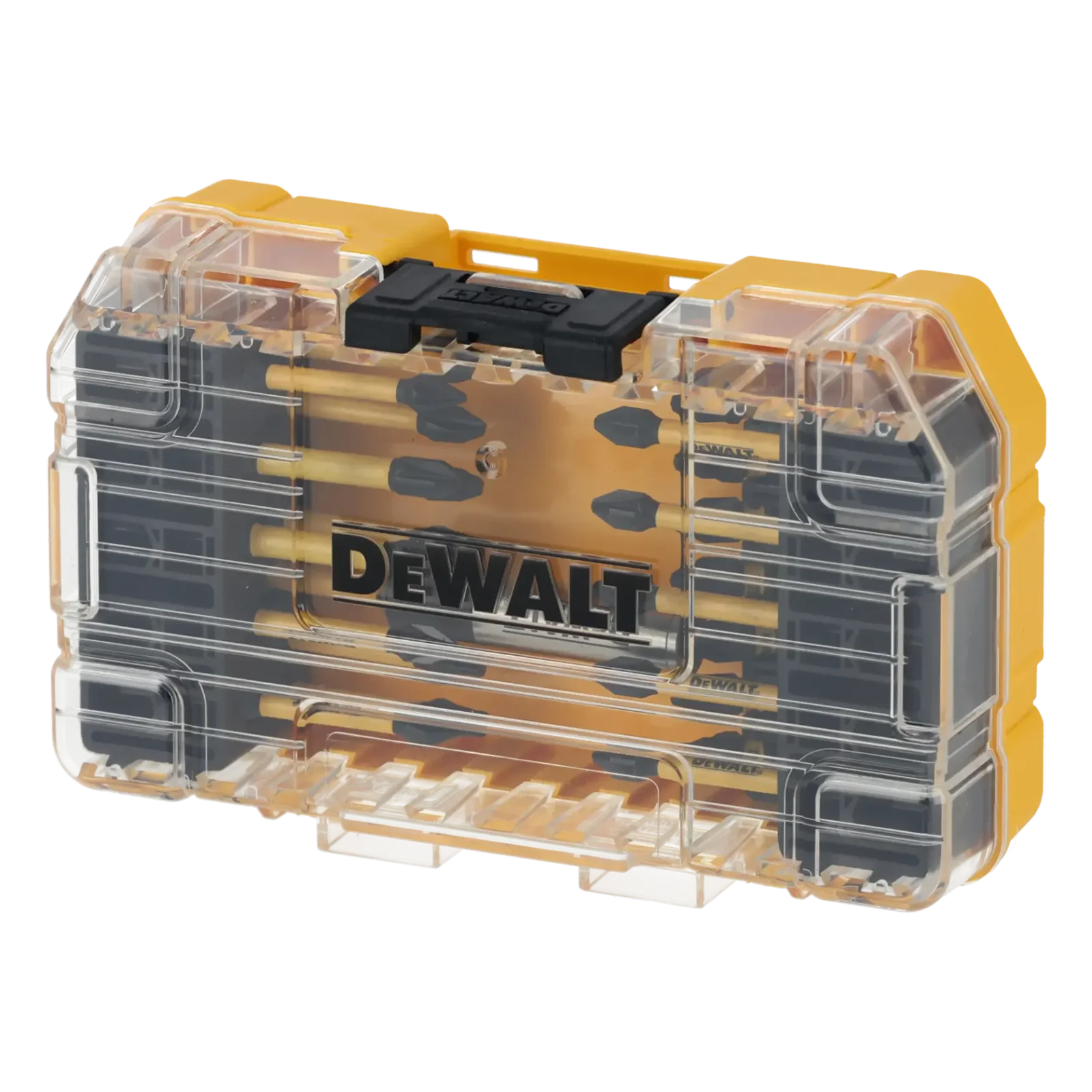 DeWalt FlexTorq bit set in closed Small ToughCase+