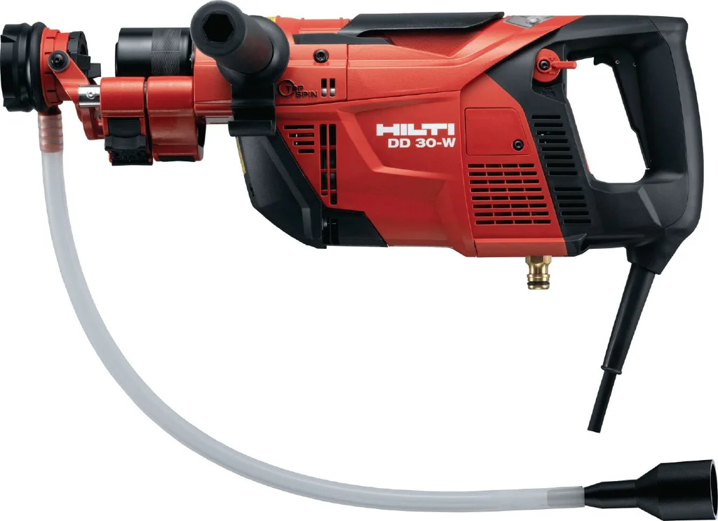 Hilti DD 30-W diamond core drill, side view