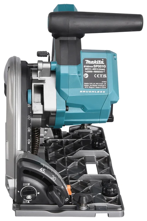 Makita SP001G invalzaag, zijaanzicht
