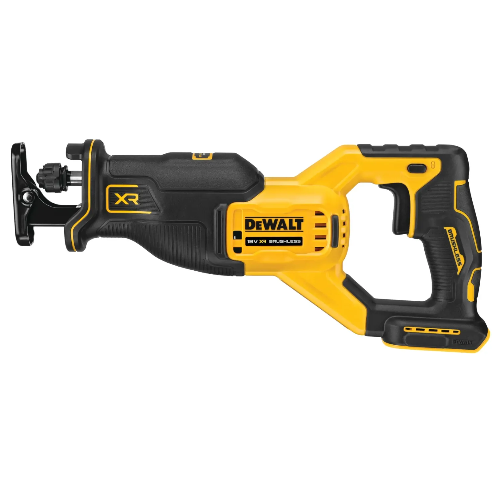 DeWalt DCS382 reciprocating saw, alternate angle