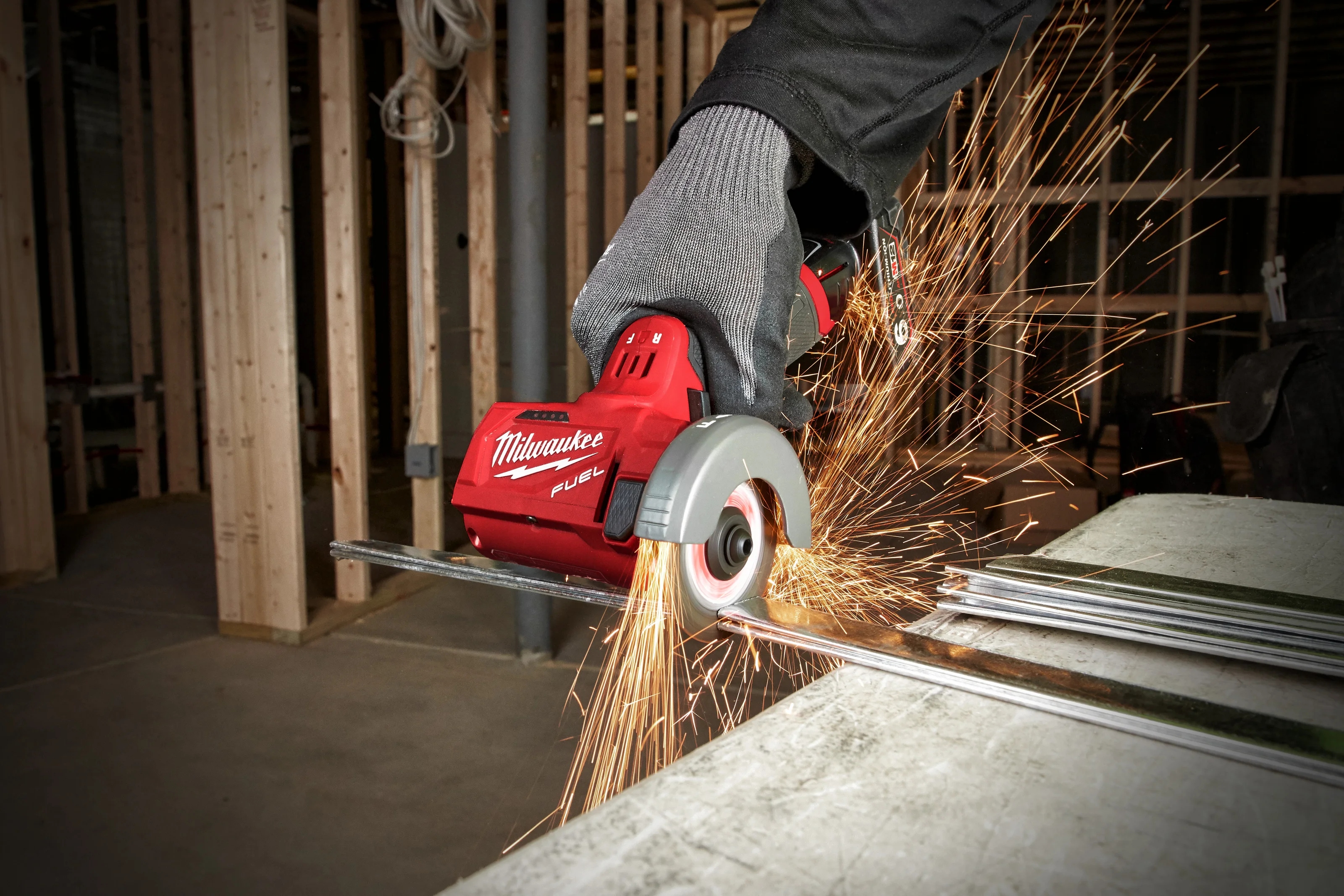 M12 FCOT FUEL Cut-Off Tool in use on the job