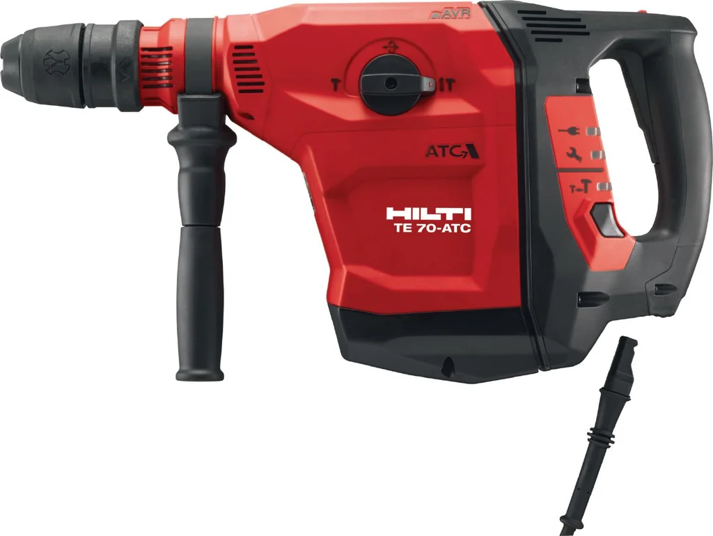 Hilti TE 70-ATC/AVR corded combihammer, side view