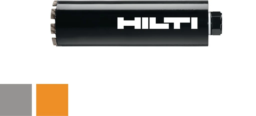 Hilti SP-L diamantkjernebor med fargekode, sett fra siden