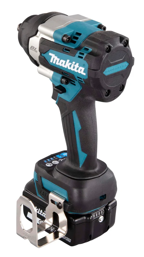 Makita DTW700 impact wrench, three-quarter view from the right