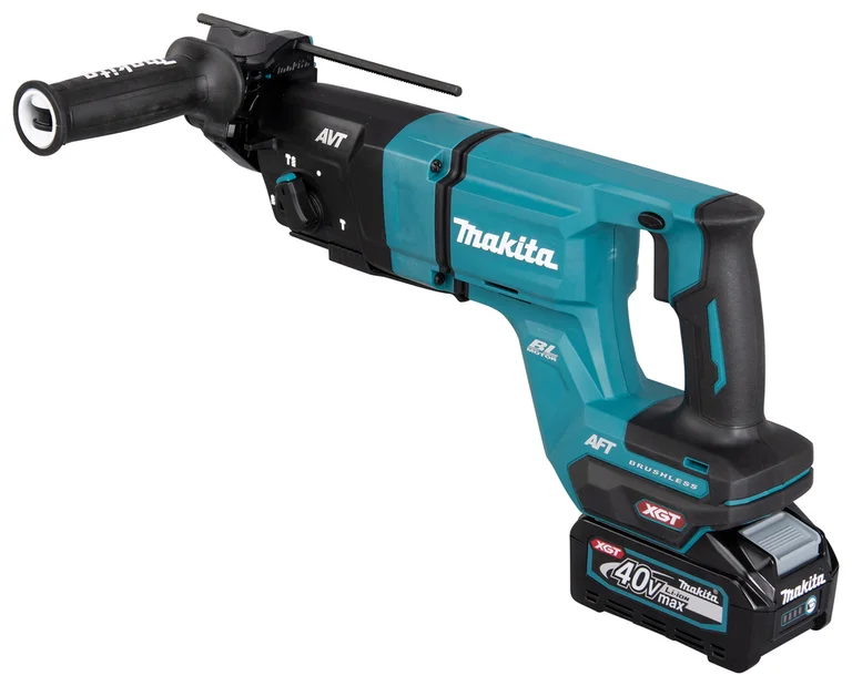 Makita HR007G SDS-plus combination hammer, three-quarter view from the right
