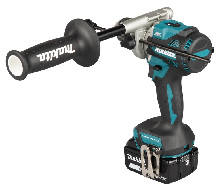 Makita DHP492 slagborrmaskin, snett framifrån höger