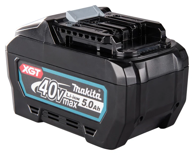 Makita BL4050F battery, three-quarter view from the right