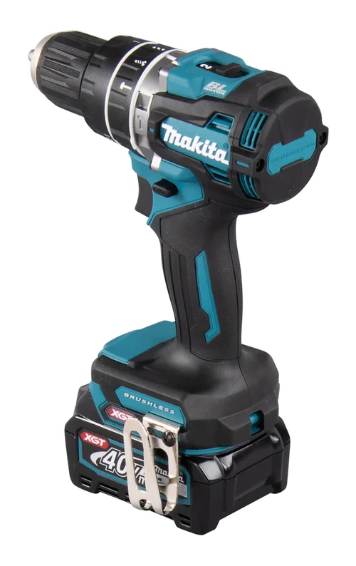 Makita HP002G combi drill, three-quarter view from the right