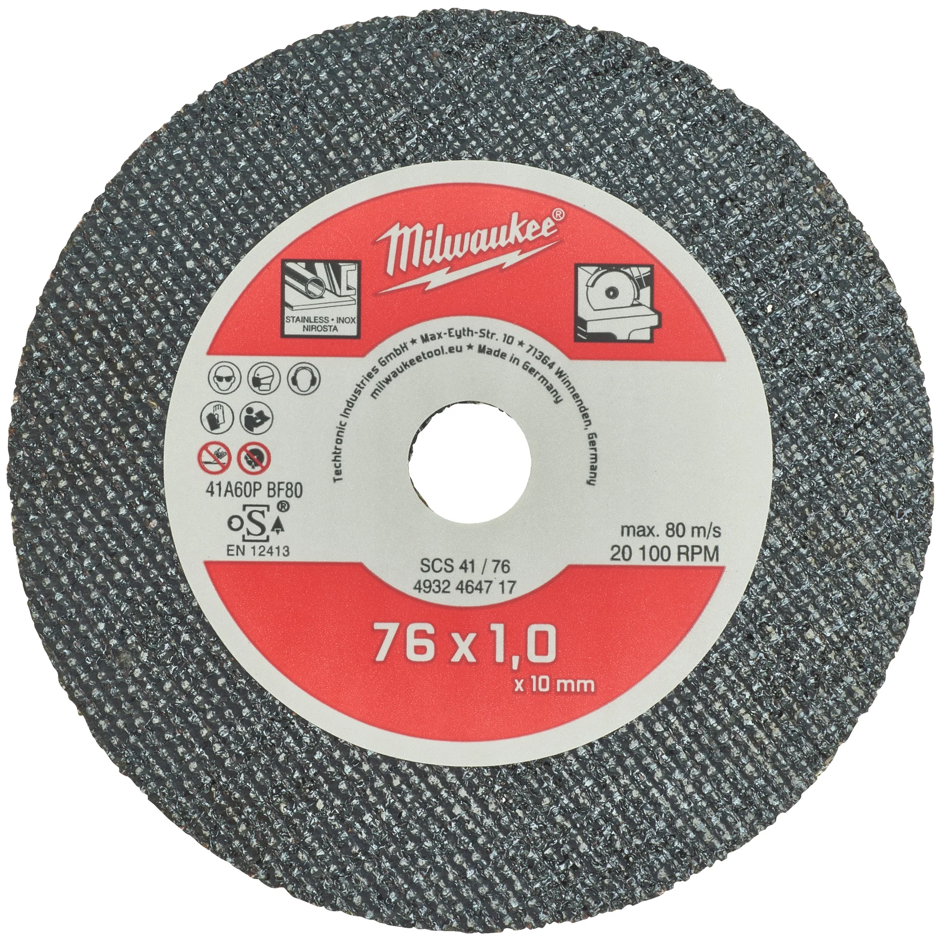 PRO+ thin cutting disc 76 × 1 mm, product shot