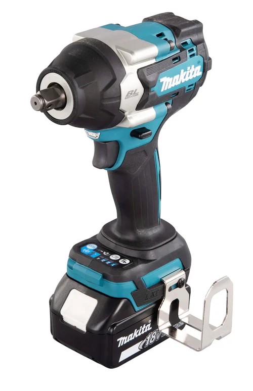 Makita DTW700 impact wrench, three-quarter view from the left