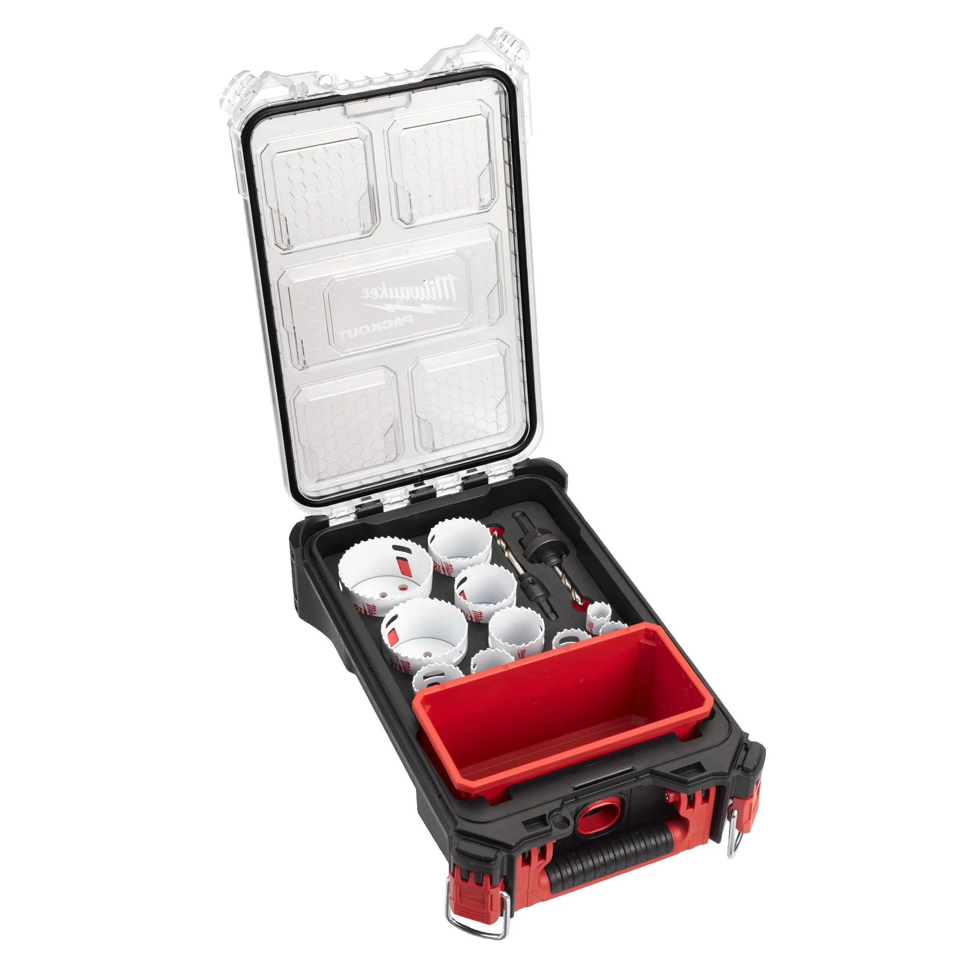 Hole Dozer hole saw kit in PACKOUT organiser, product shot