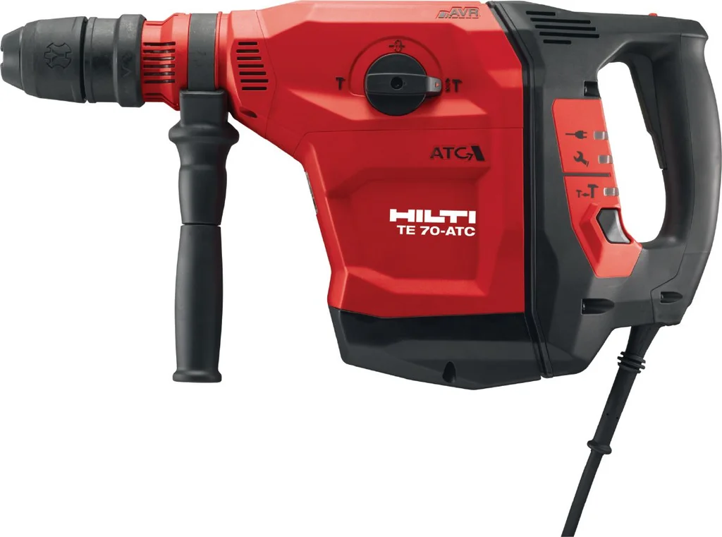 Hilti TE 70-ATC/AVR kablet borhammer, sett på skrå