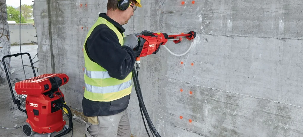 Hilti DD 30-W boort in beton
