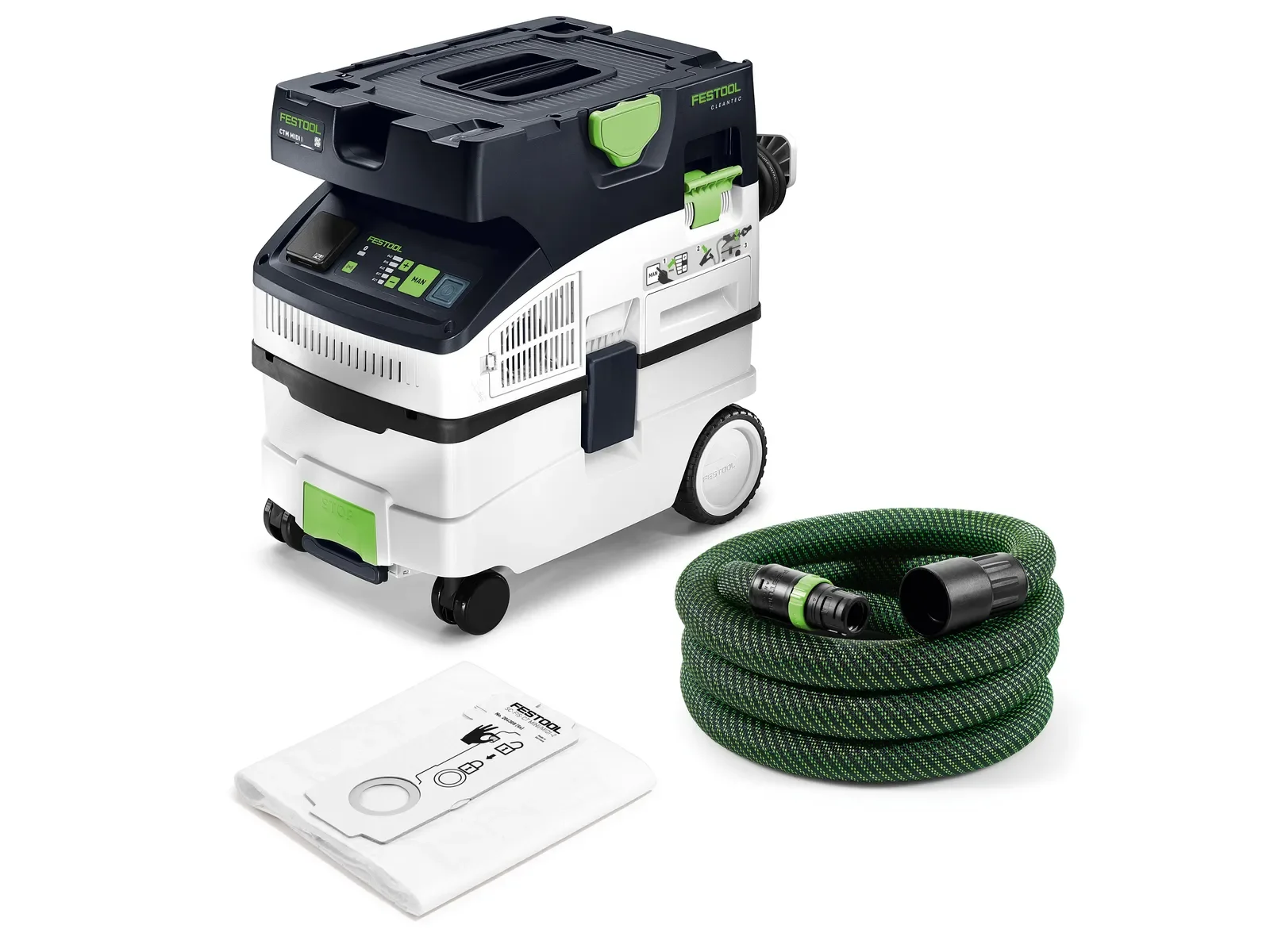 Festool CTM MIDI I mobile dust extractor with hose