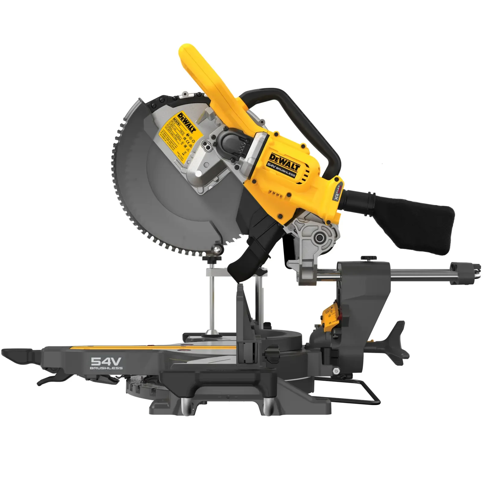 DeWalt DCS781 mitre saw, alternate angle