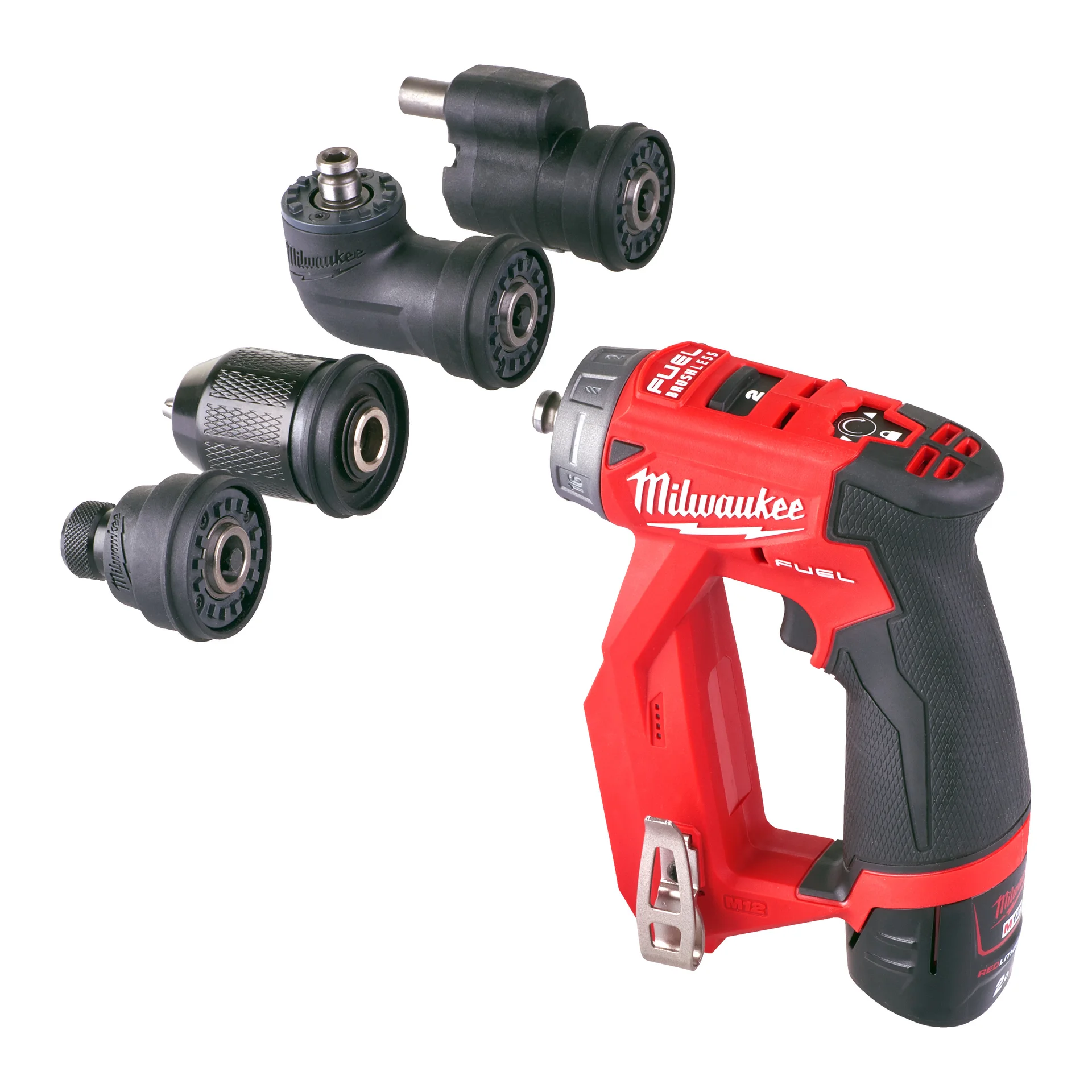M12 FDDX FUEL Installation Drill Driver with Interchangeable Heads, product shot