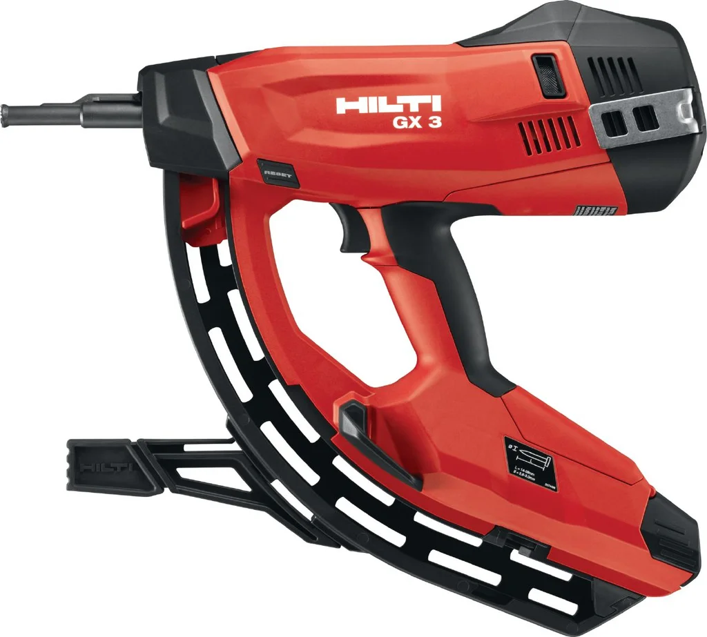 Hilti GX 3 gas-actuated fastening tool, side view
