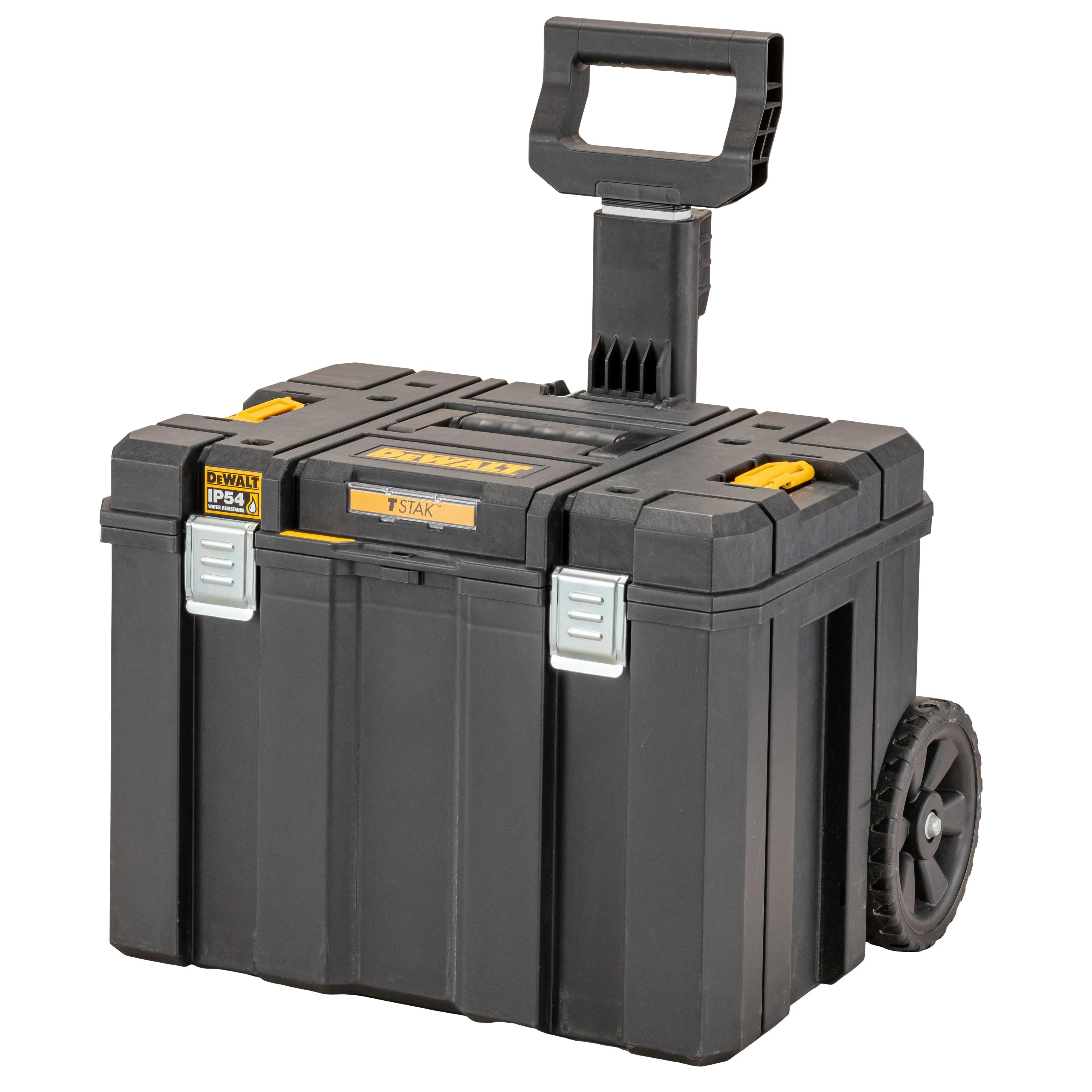 DeWalt TSTAK mobile storage box, alternate angle
