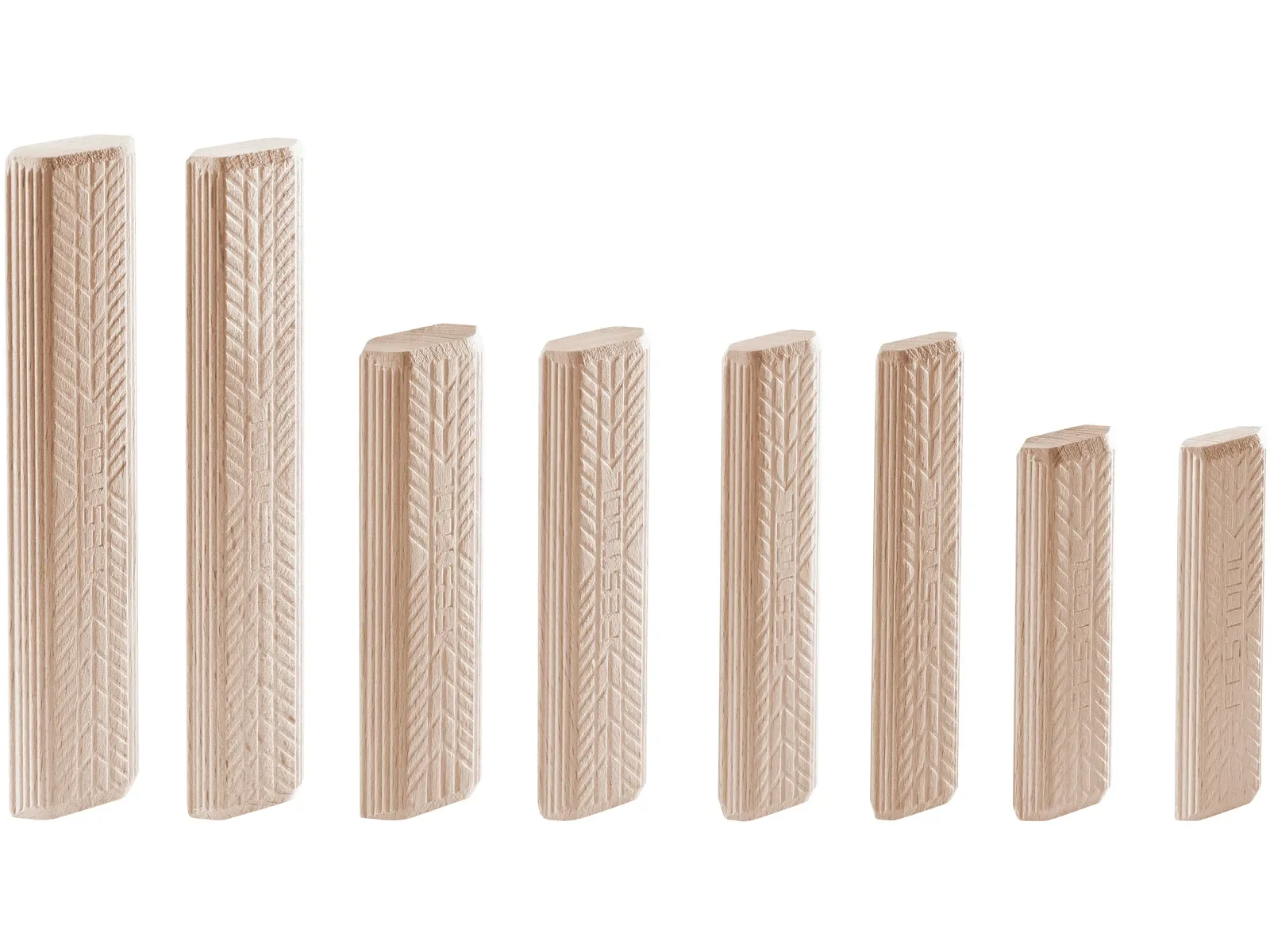 Festool DOMINO XL beech tenons in several sizes