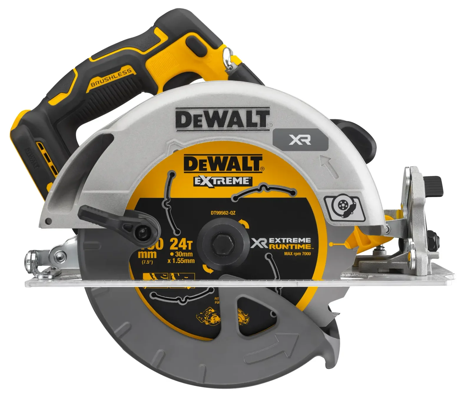 DeWalt DCS573 cirkelsåg, alternativ vinkel