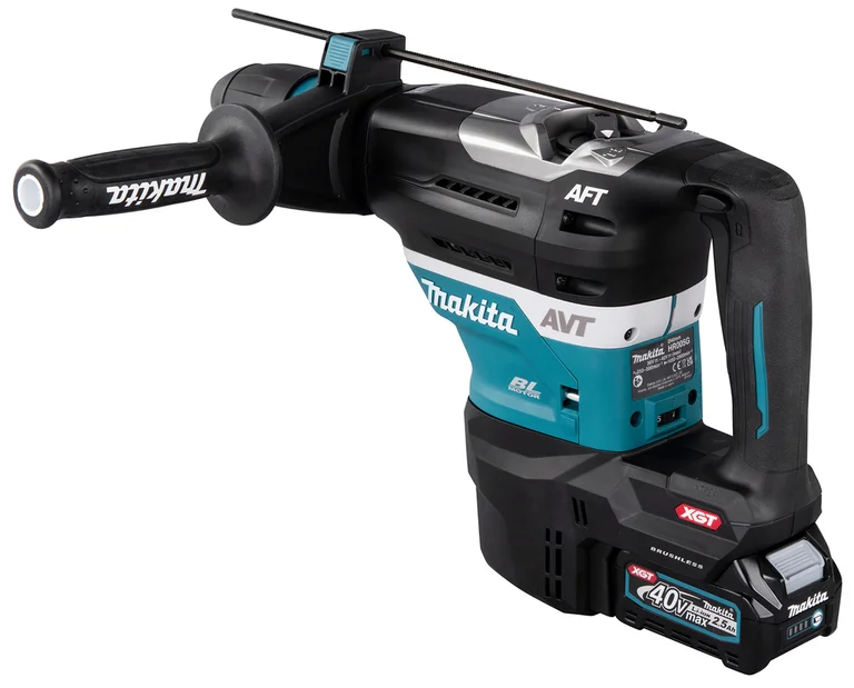 Makita HR005G SDS-max rotary hammer, three-quarter view from the right