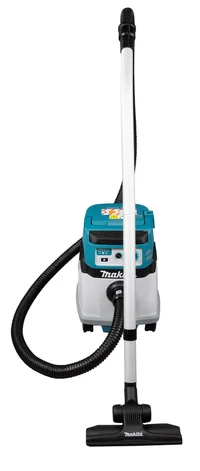 Makita DVC157L støvsuger, sett fra siden