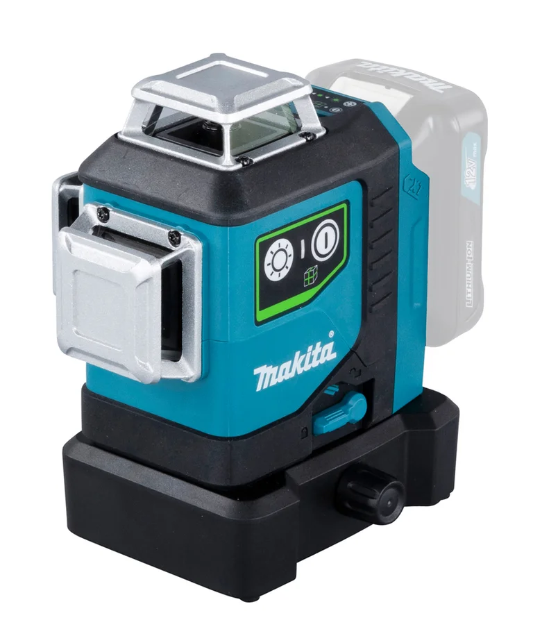 Makita SK700GD multi-line laser, three-quarter view from the left