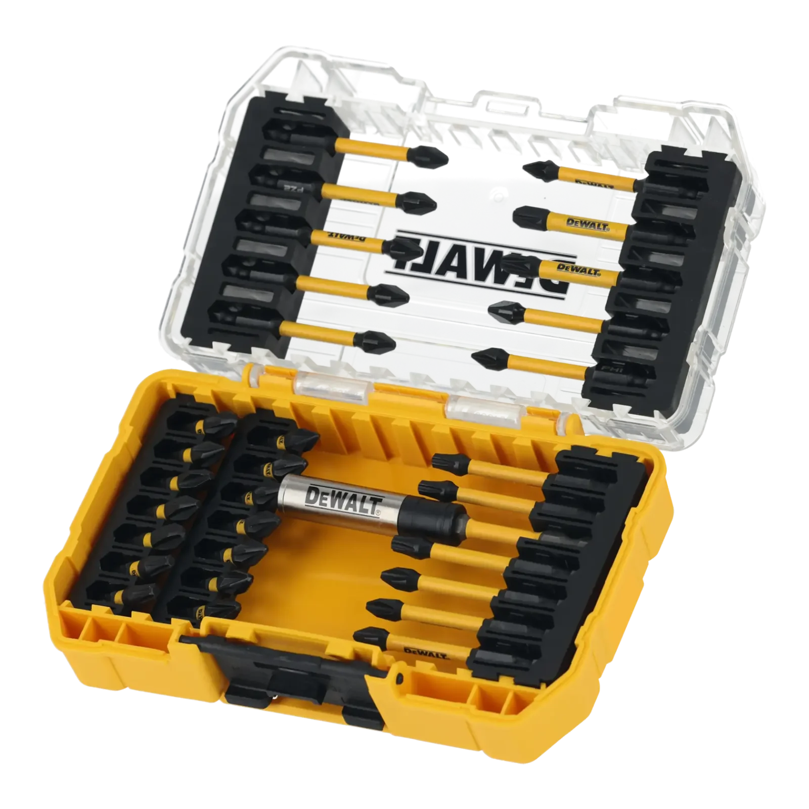 DeWalt FlexTorq 31-piece bit set in open case