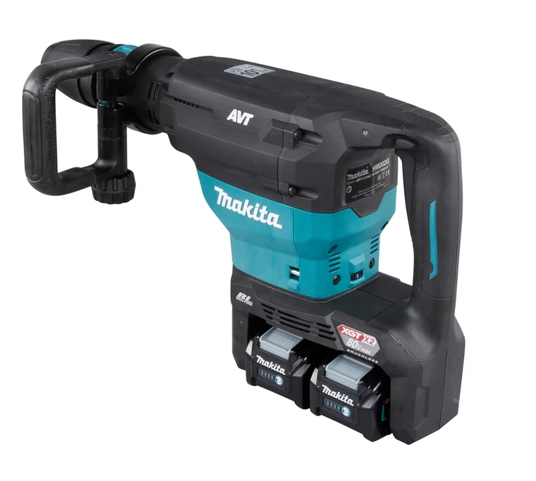 Makita HM002G demolition hammer, three-quarter view from the right