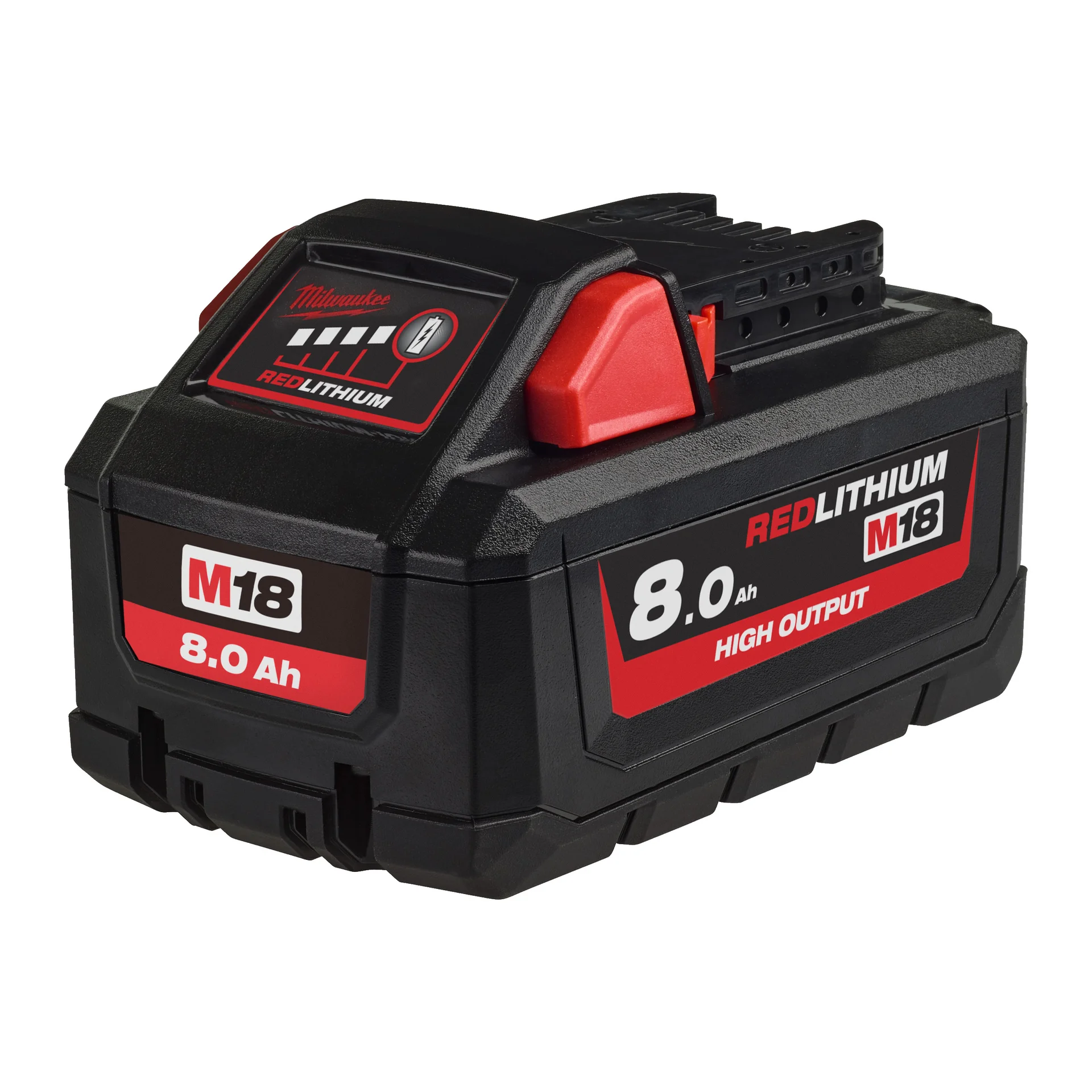 M18 HB8 HIGH OUTPUT 8.0 Ah Battery, alternative view