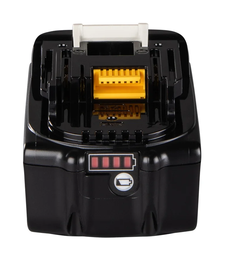 Makita BL1850B battery, side view
