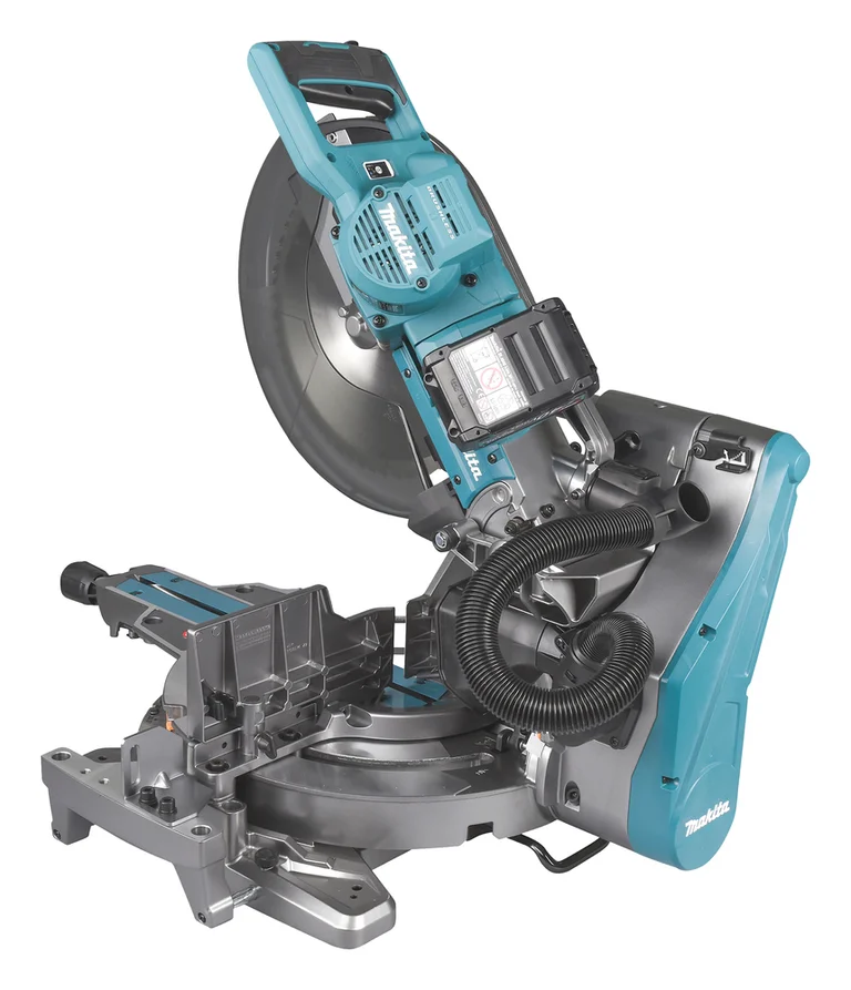 Makita LS003G mitre saw, three-quarter view from the right