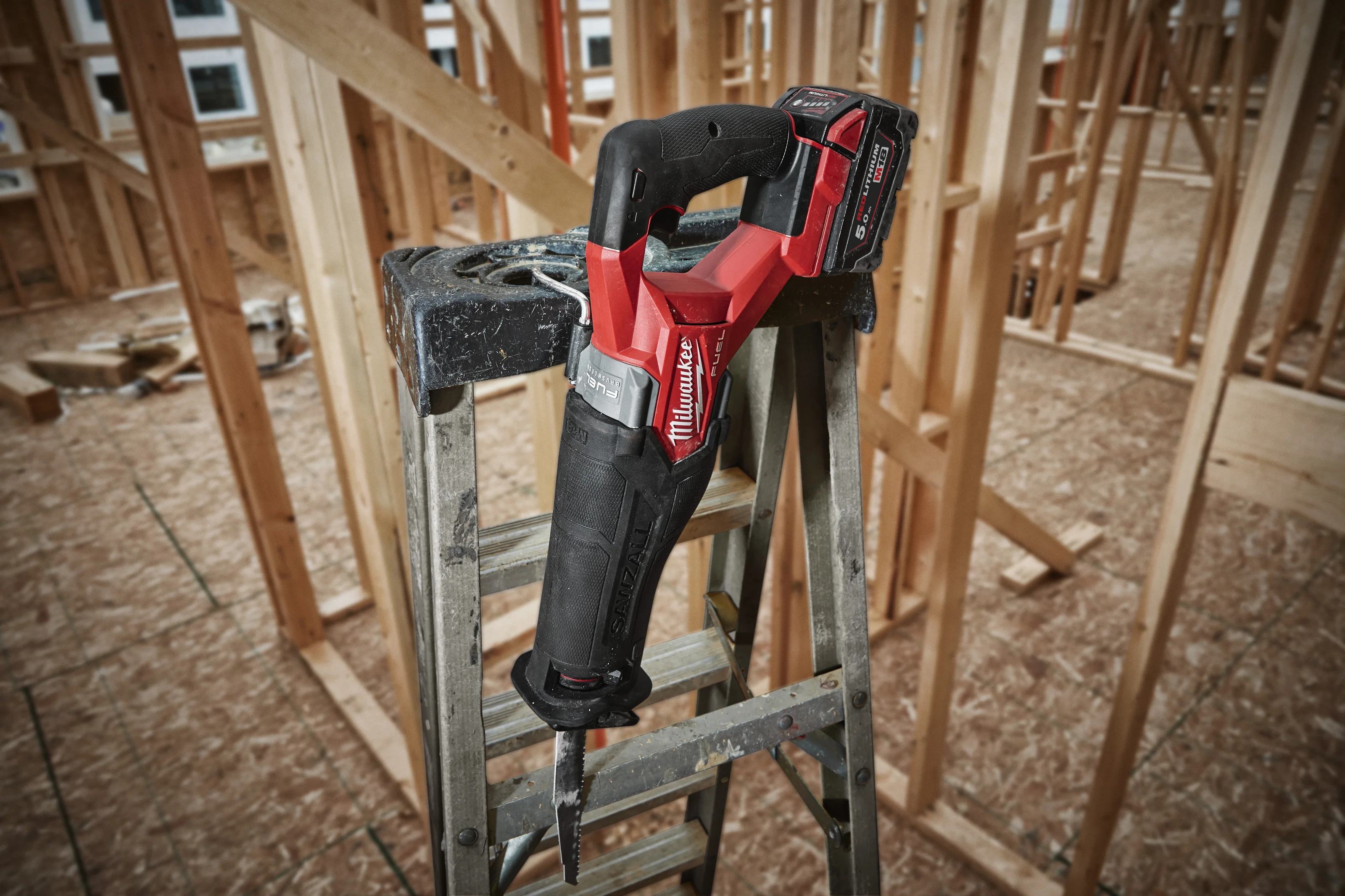 M18 FSZ FUEL SAWZALL in use on the job