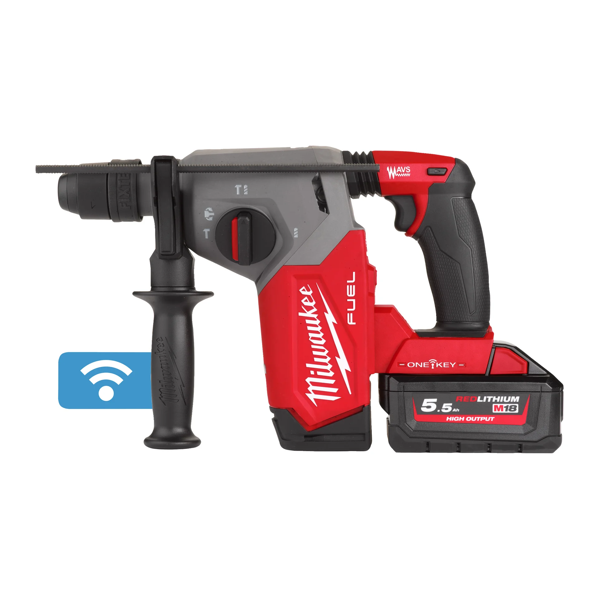 M18 ONEFHX FUEL 26 mm SDS-plus Hammer with FIXTEC and ONE-KEY, product shot