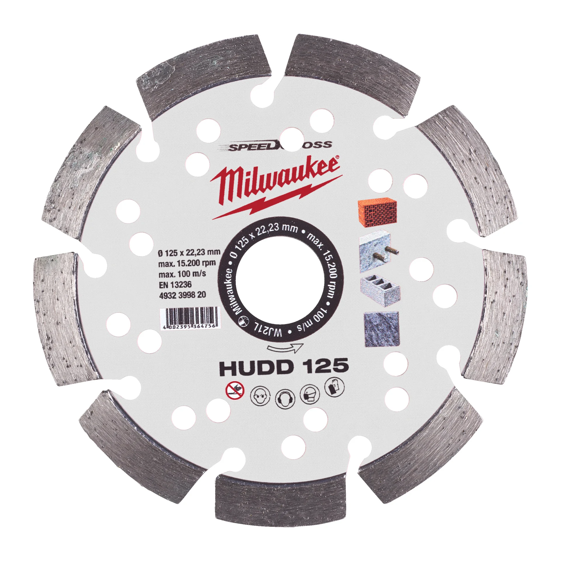 SPEEDCROSS HUDD diamond blade 125 mm, product shot