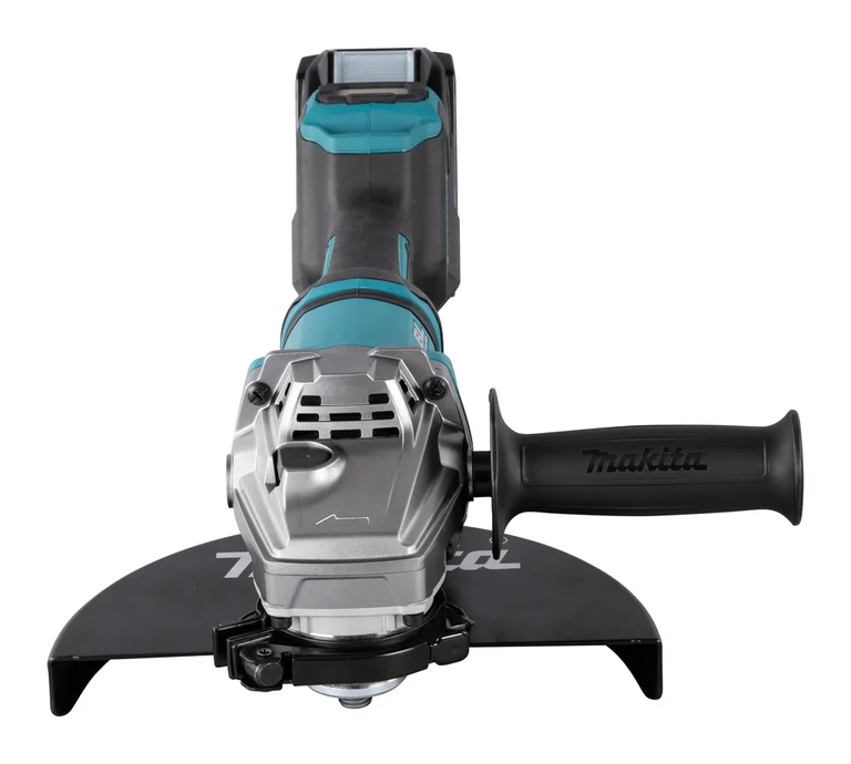 Makita GA038G angle grinder, side view