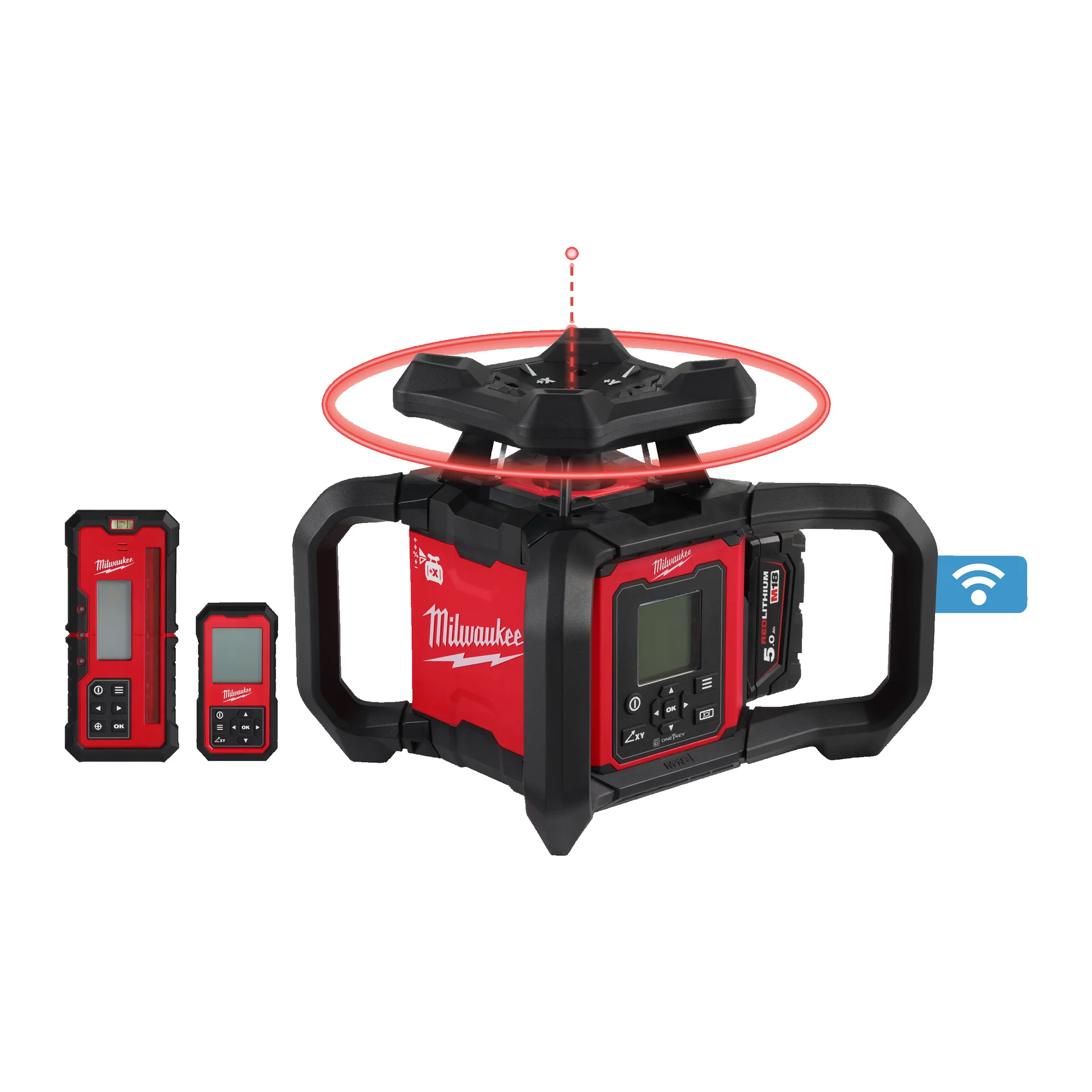M18 RLOHV1200 Dual Grade Rotary Laser with ONE-KEY, product shot