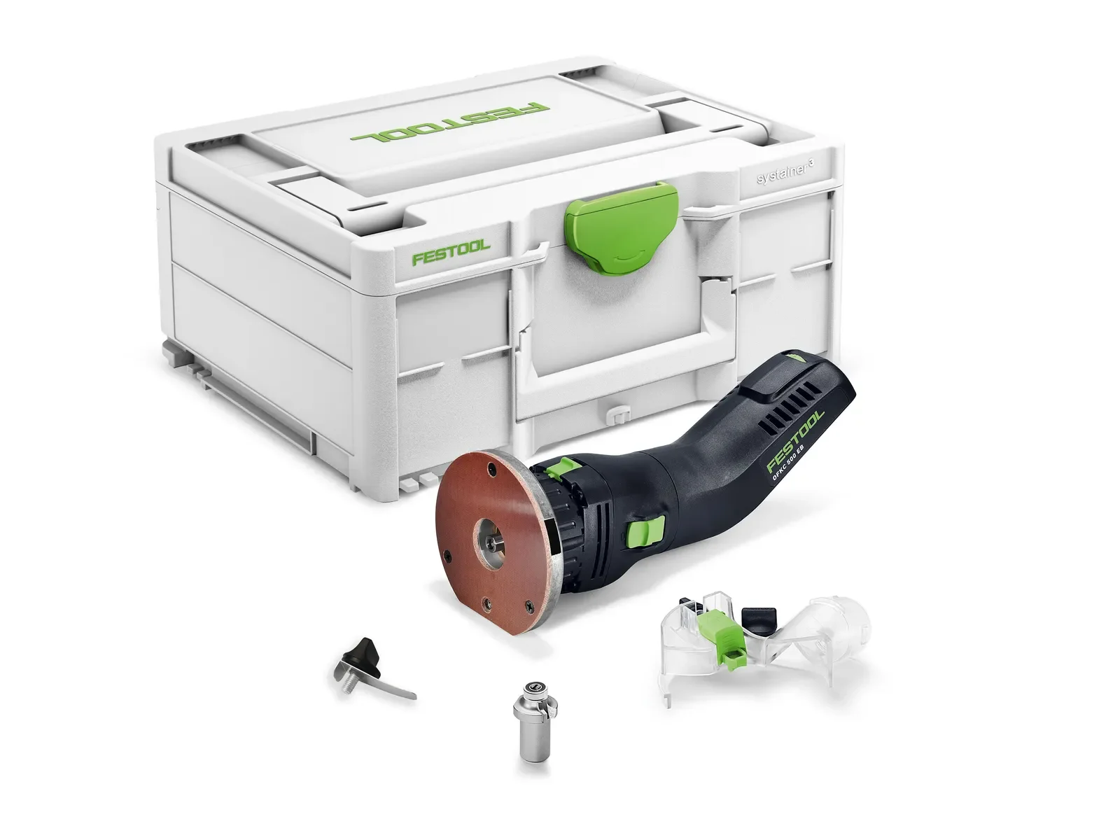 Festool OFKC 500 Basic contents: edge router, R3 cutter and Systainer³