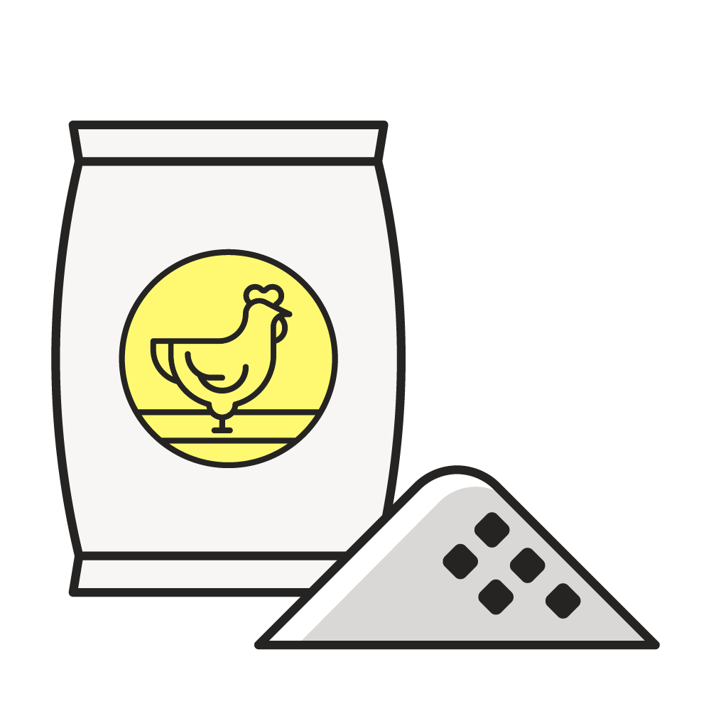 Magenkiesel für Geflügel