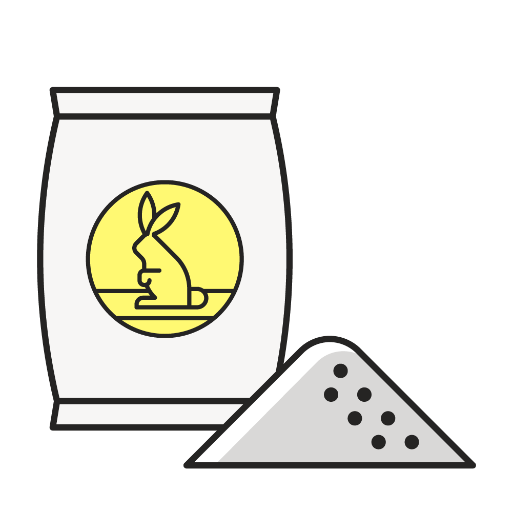 Kaninchenbuddelsand